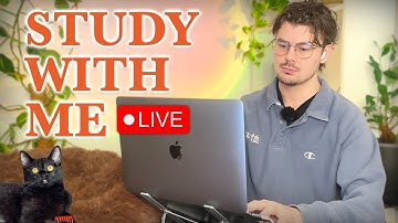Study With Me LIVE 🚀 14-HOURS — Deep Focus (50/10 Pomodoro) | Cozy UK Rain, No Distractions!