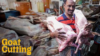 Amazing Skills of  Goat Meat Cutting in Indian Markets by Circus Thuppaki 1,262 views 5 months ago 10 minutes, 2 seconds