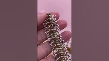 How to Make a Stylish Bracelet with mini Crystals | Step-by-Step Guide by DIYforu_Della_EU