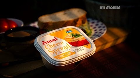 Simple Ingredients, Cinematic Food Visuals, Ad-Style Food Video | Amul Cheese Spread.