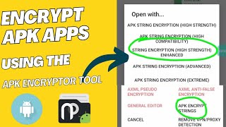 How to Encrypt APK App Using APK Encryptor & NP Manager | Step-by-Step Guide screenshot 5