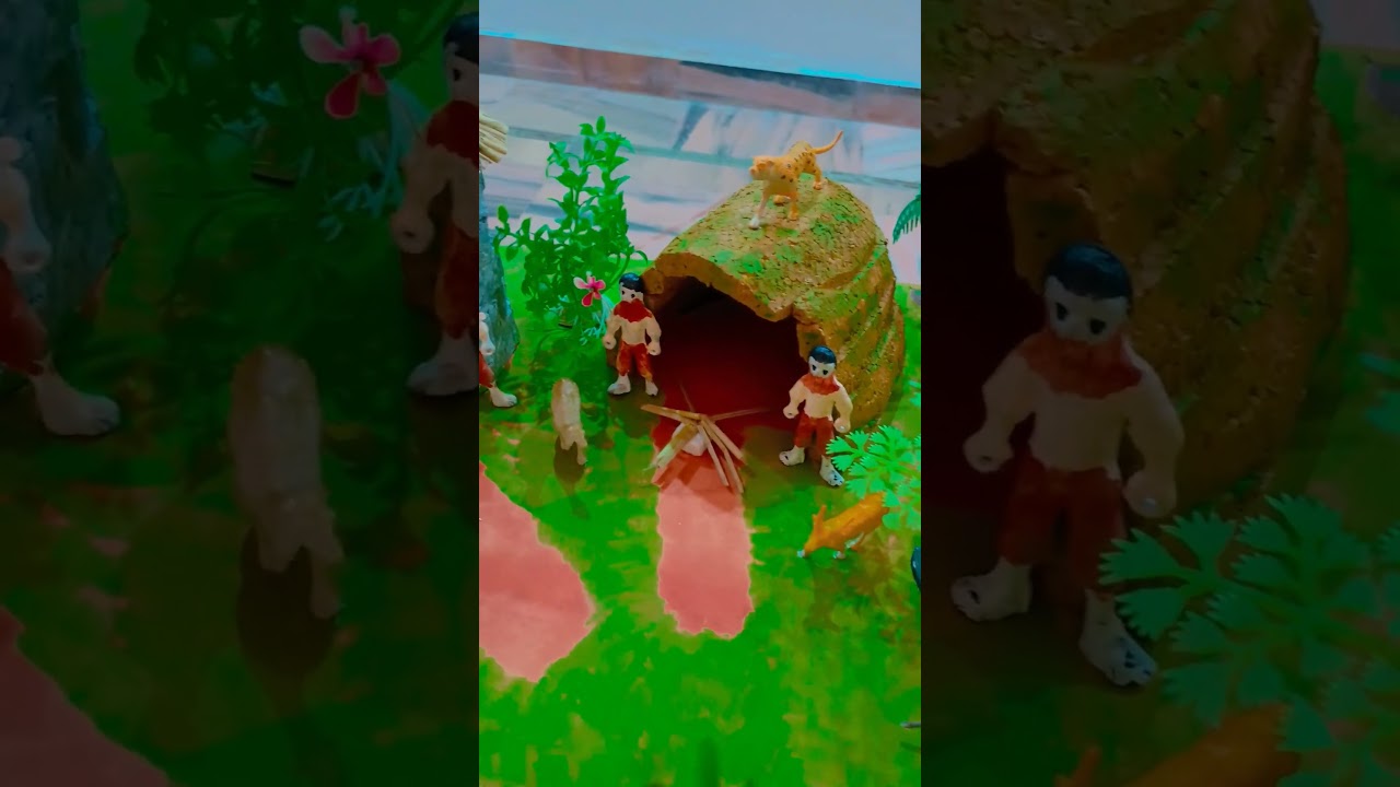 Ancient and modern life model 