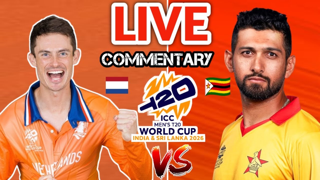 Zimbabwe vs Netherlands 5th T20  World Cup Warm up 2026 live | Live Cricket Score & Commentary