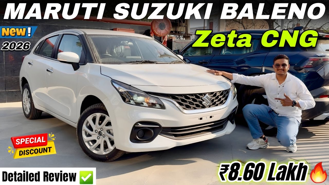2026 New Maruti Suzuki Baleno Zeta AMT Detailed Review ✅ | Baleno Zeta New Updated Price & Features🔥