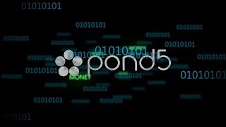 Binary Code 003 - Money - 25 fps. Stock Footage