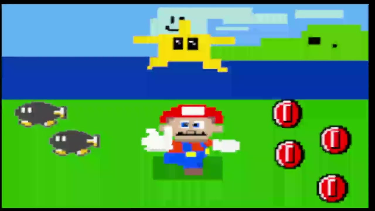 A Retro, but also Trippy Looking Slide Level