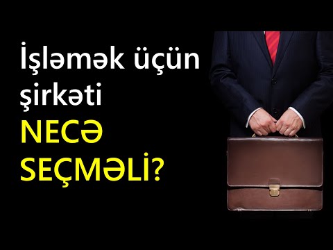 Video: Çalışmaq üçün Hansı Sistemlər Var