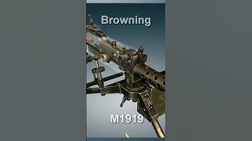 M1919 Browning machine gun #shorts
