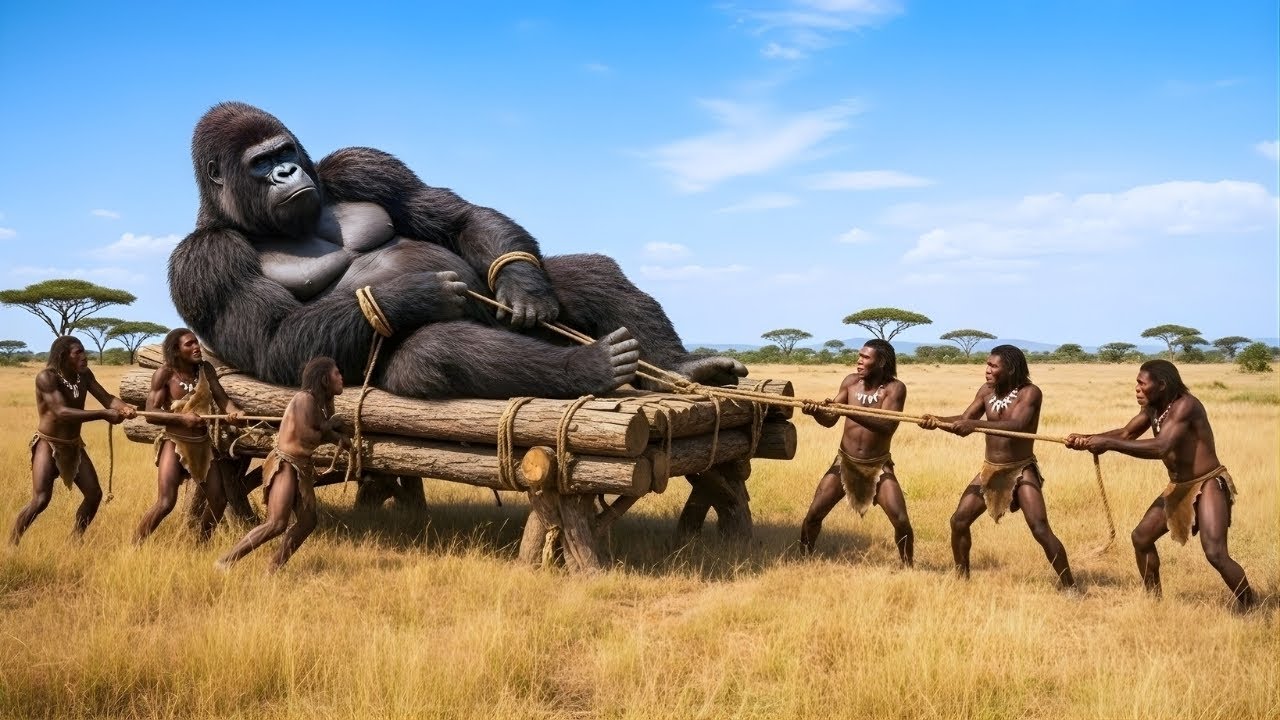 3 Million Years Ago: Homo Habilis Saved King Kong — What He Did Next Shocked Them.