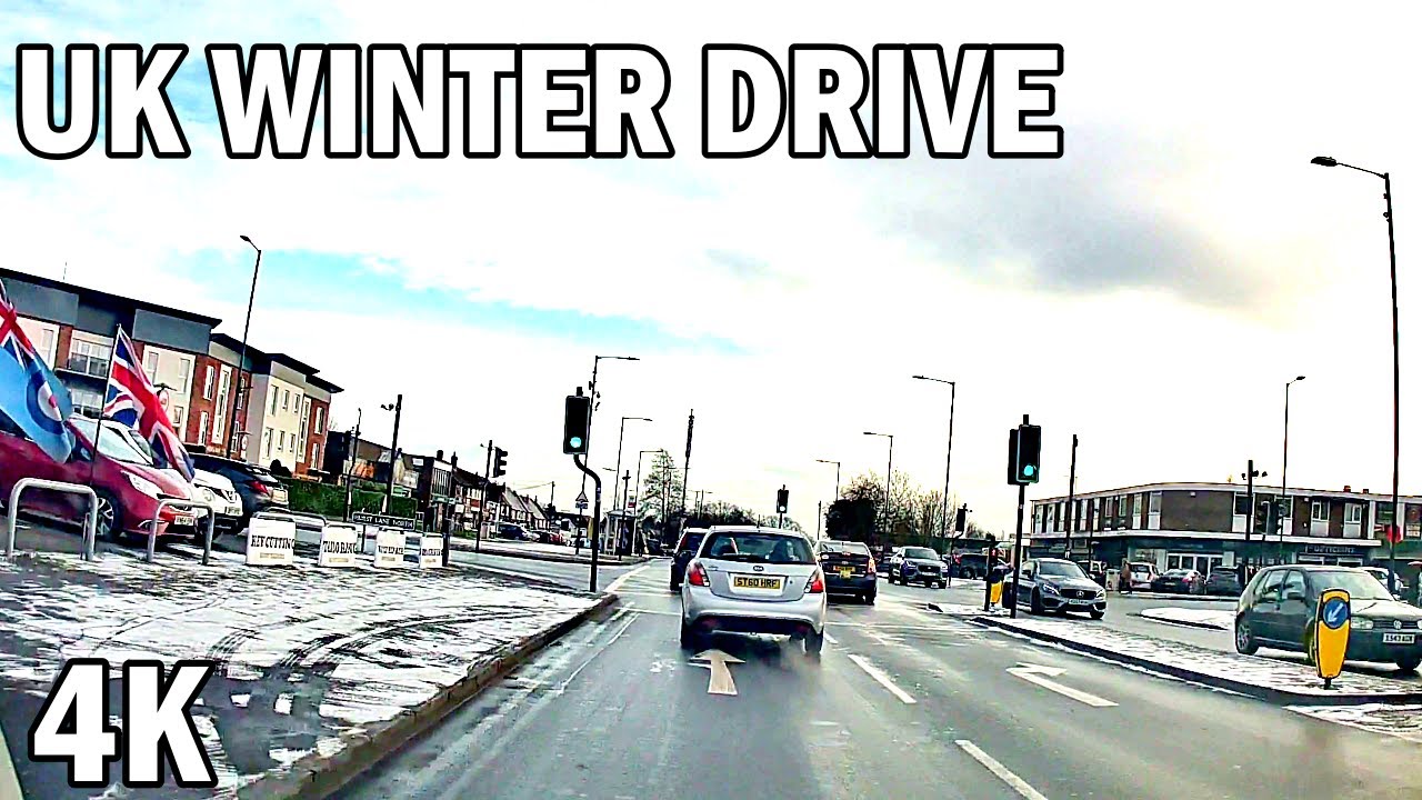 🇬🇧 Birmingham UK Winter Snow Drive 4K POV | Bromford to Sheldon Dashcam