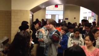Flash mob at BHS 4/26/13