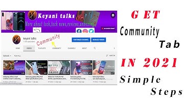 How to get community tab after 1k in 2021/How to apply community tab in mobile or PC in 3 steps 2021
