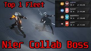 Nier Collab Event | Boss Grun - Top 1 Fleet | Crystal of Atlan