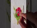 How to paint rose🌹/ watercolor rose painting /#youtubeshorts #shorts #rose #art #painting #trending