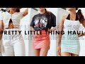 PRETTY LITTLE THING HAUL (try-on) SUMMER CLOTHING HAUL 2020