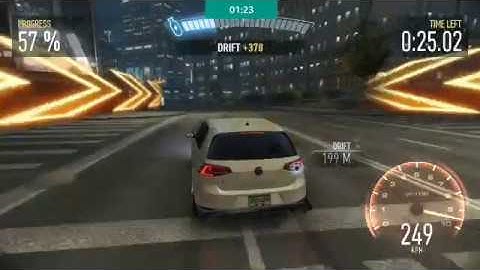 NEED FOR SPEED NO LIMITS - VW GOLF - Android Gameplay