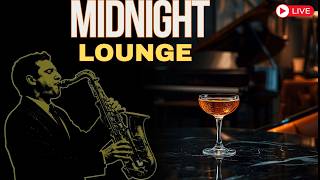 🔴 Smooth Jazz Piano | Noir Midnight Lounge - Classic Melodies for Cocktails &amp; Relaxation LIVE STREAM