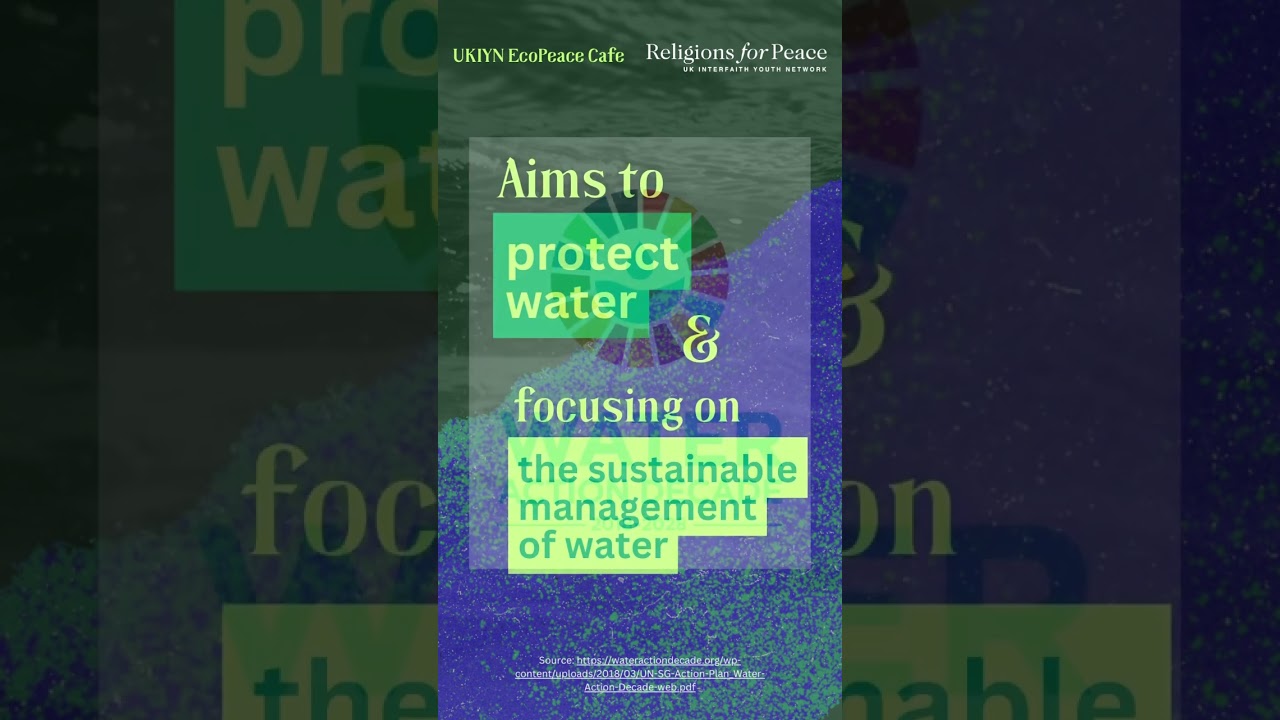UKIYN EcoPeace Cafe | ProtectingWater Resources: A Way to Conserve Ecosystem  