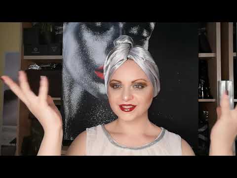#glitter #eyeliner, blue and brown #eyeshadows #glossylips