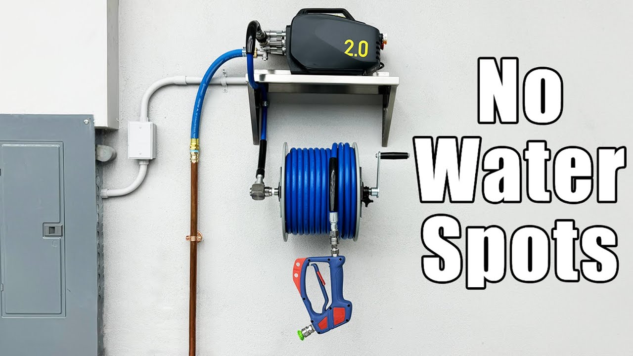 Как установить настенную мойку высокого давления (с сантехникой и электрикой)