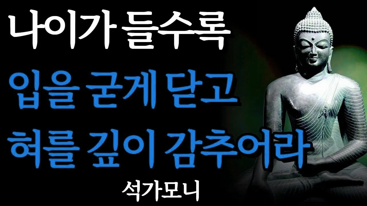 노후엔 입을 닫고 혀를 감추어라 | 나이 들기 전에 알아야 할 인간관계 조언 5가지 | 부처님 말씀  l 석가모니ㅣ쇼펜하우어ㅣ오디오북ㅣ처세술ㅣ명언ㅣ인간관계ㅣ철학ㅣ낭독ㅣ격언
