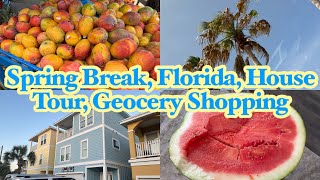 Spring Break in Florida | Beach House Tour | Grocery Shopping | Farmers Market | Panama Beach | 2025