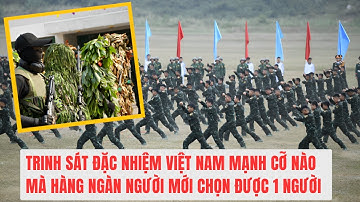 Trinh Sát Đặc Nhiệm Việt Nam mạnh cỡ nào. Mà hàng ngàn người chỉ chọn được 1 người.