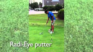 Garrett Takes the Radi-Eye Challenge against his current putter