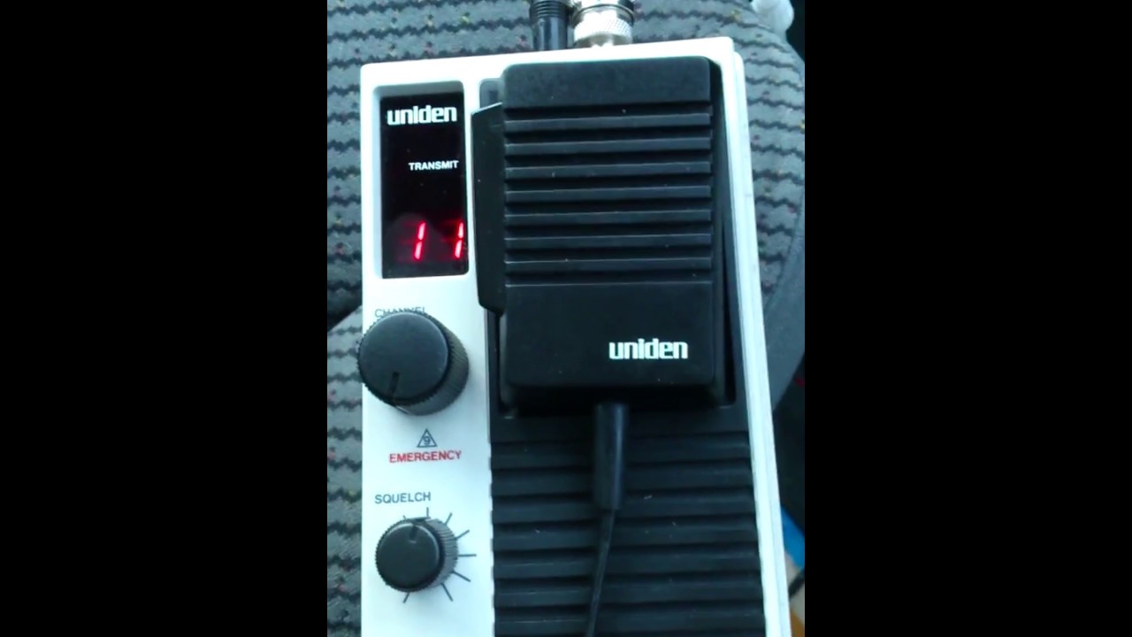 Uniden Pc 9 emergency cb radio YouTube