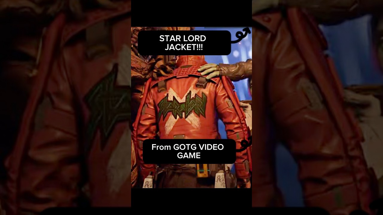 How to make Star Lords Jacket from the Guardians of the Galaxy Video Game