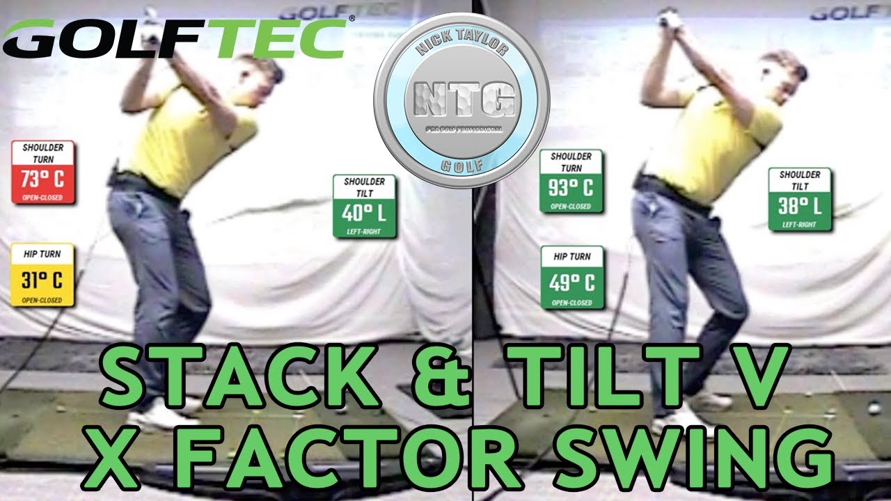 Stack & Tilt v X Factor Swing Golf Tips Lesson 120 YouTube