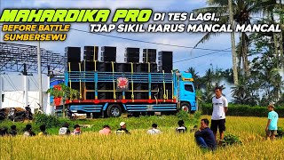 Mahardika Pro Checks Sound Again To Confirm Settings To Ensure Tjap Sikil Mancal At Battle Sumb
