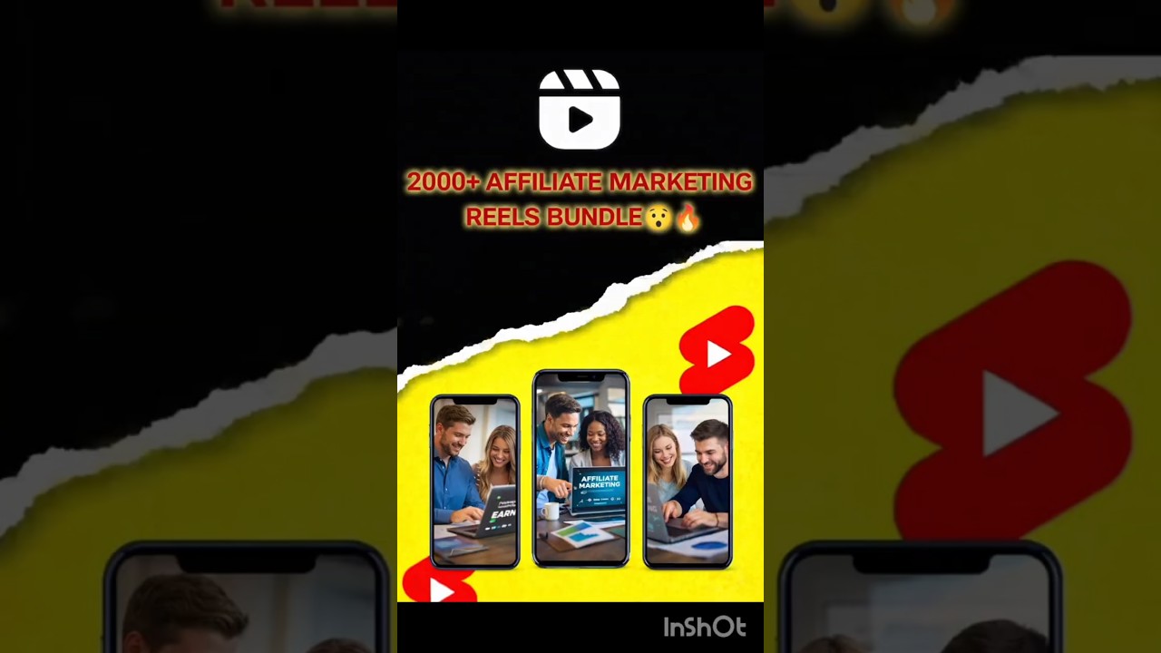 rewrite this title 2000+ Affiliate Marketing Reels Bundle | Grow Sales & Earn Online 🚀 #affiliate #earnmoneyonline