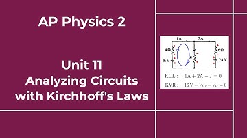 AP Physics 2 - Unit 11 - Lesson 5 - Analyzing Circuits with Kirchhoff