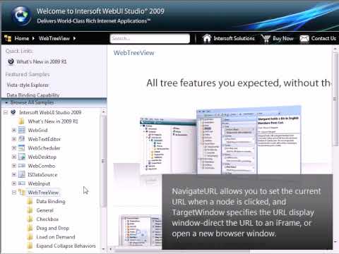 WebTreeView - Navigational Control