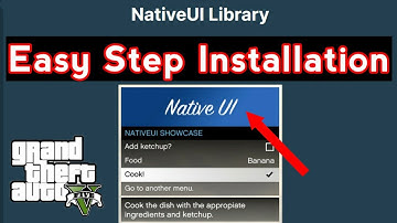 GTA5: How to Install NativeUI Trainer | 2022