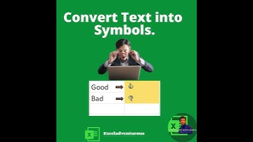 How to insert Symbol in Excel | Convert text into symbols in MS excel
