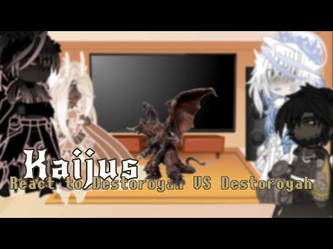 Kaijus react to Destoroyah VS Destoroyah SLICK