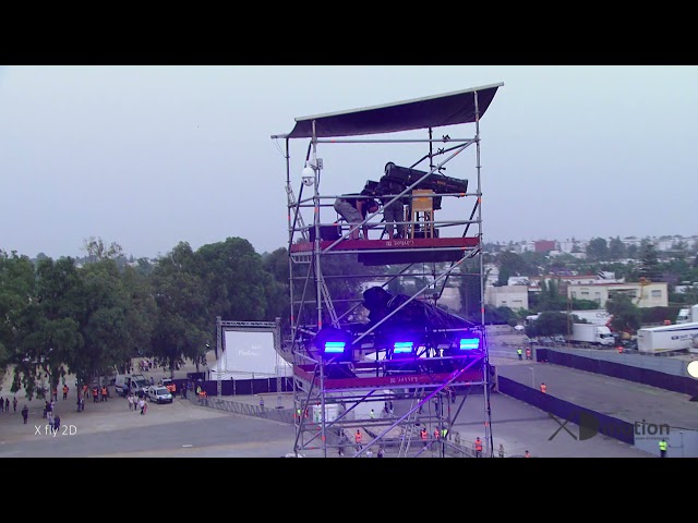 X fly 2D cablecam - Mawazine Festival X fly 2D