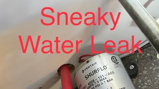 Sneaky RV Water Pump Leak, Pump Replacement