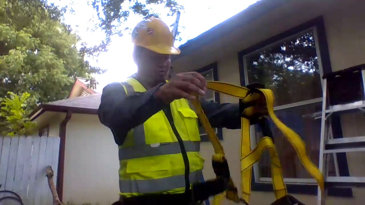 Ladder PPE Harness - YouTube