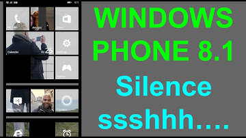 Windows Phone 8.1 - Quickly Silence your Lumia
