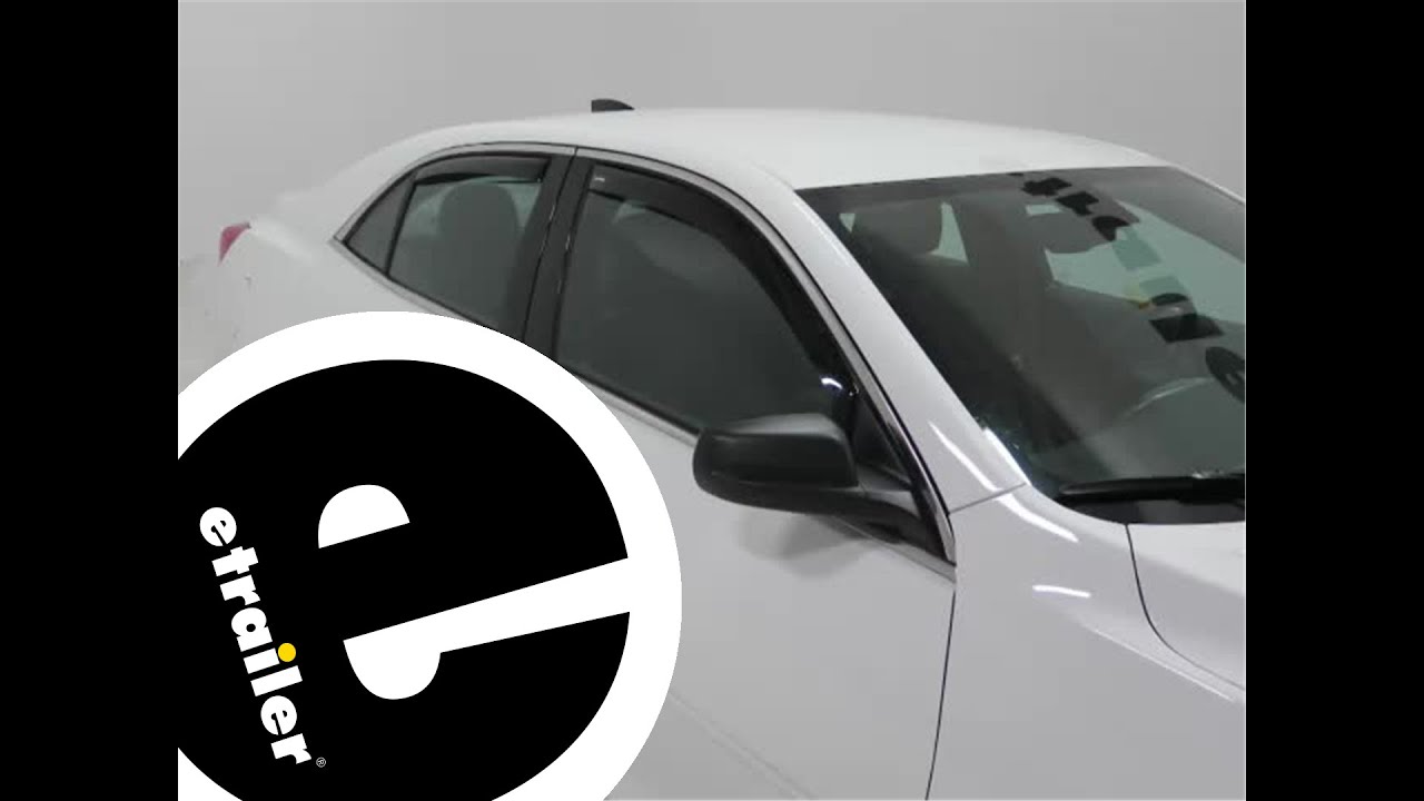 2015 Chevrolet Malibu WeatherTech Side Window Rain Guards with Dark Tinting: Complete Installation