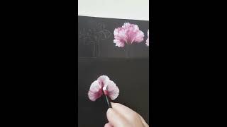 How to paint Carnations, Easy Carnation painting video 1-2