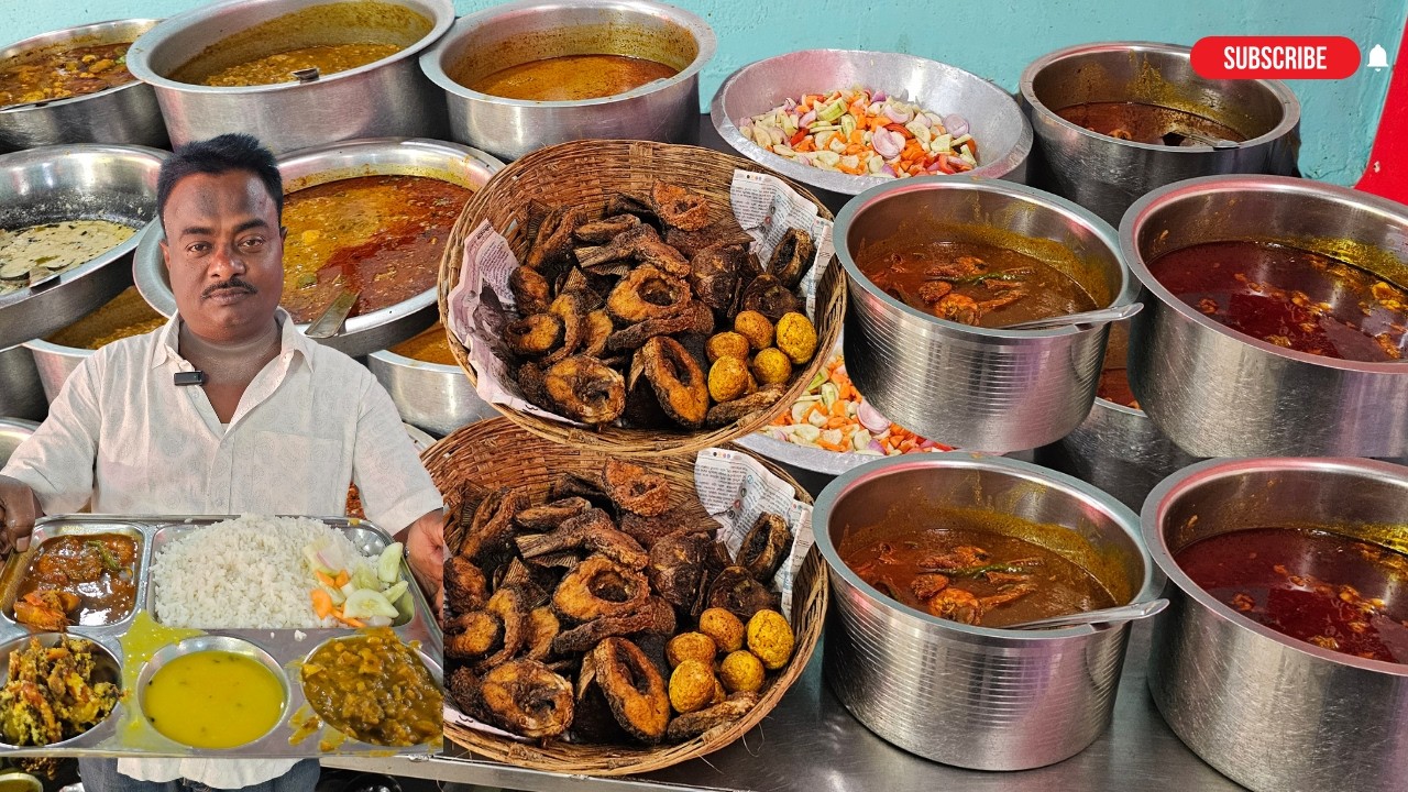 Only ₹80-Unlimited Veg Nonveg Meal In Bhubaneswar | Street Food Odisha