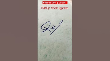 Ria_✍️_stylish_signature_😍_Signature_specialist_handwriting#short_viarl_video