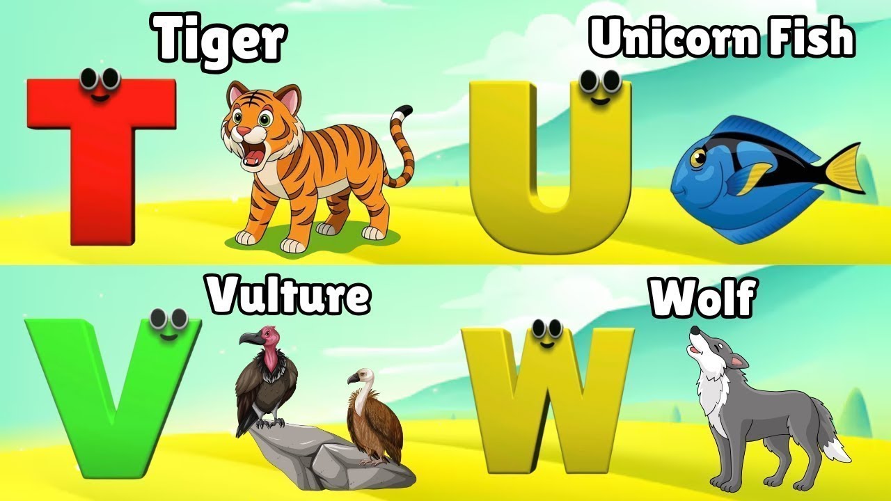 Phonics Animals Song | Learn ABC Alphabet with Animals for Kids - YouTube
