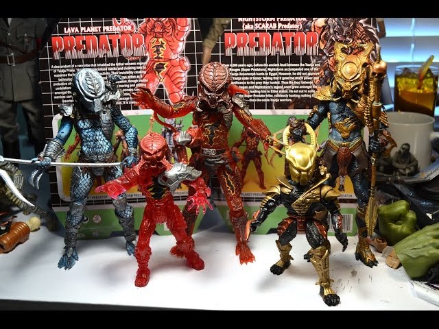 NECA HIVE WARS, LAVA PLANET, & NIGHTSTORM PREDATOR FIGURE review