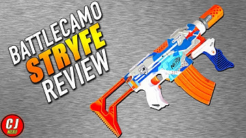 Nerf Stryfe Battlecamo Edition - 2018 Unboxing, Review, Range Test