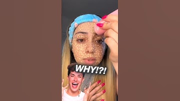 500 DOTS OF FOUNDATION CHALLENGE?! 😳  #diymakeup #beauty